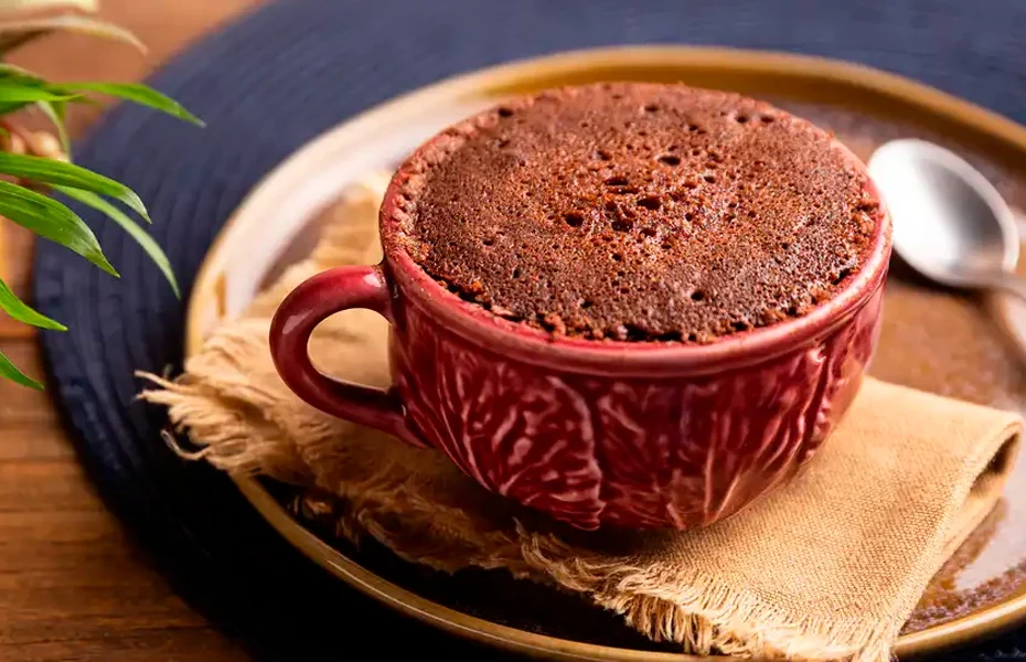 imagem como fazer bolo de caneca